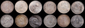 CHINA. Sextet of Dollars (6 Pieces), 1914-27. Grade Range: VERY FINE to ABOUT UNCIRCULATED.

Included are four (4) Yuan Shih-kai dollars from Year 3...