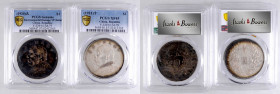 (t) CHINA. Duo of Yuan Shih-kai Dollars (2 Pieces), 1920 & 1921. Both PCGS Certified.

1) Year 9 (1920). Genuine--Environmental Damage, VF Detail. L...
