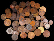 CHINA. Group of Copper and Brass Types (80 Pieces), Early 20th Century. Grade Range: VERY GOOD to VERY FINE.

Mixed Provincial, Empire, and Republic...