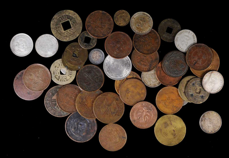 CHINA. Group of Mixed Types (42 Pieces), Early 20th Century. Grade Range: VERY G...