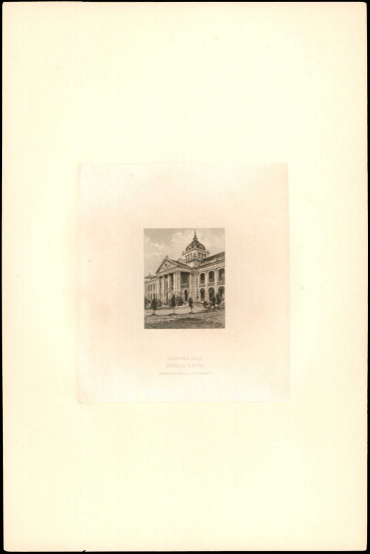 CHINA--VIGNETTES. Changsha Bank.

Estimate: $50.00 - $100.00

長沙銀行圖景卡。...