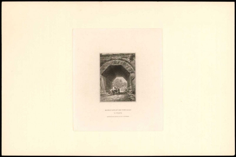 CHINA--VIGNETTES. Marble Gate at the Chu Yung Kuan.

Estimate: $50.00 - $100.0...