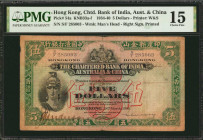 HONG KONG. Chartered Bank of India, Australia & China. 5 Dollars, 1934-40. P-54a. PMG Choice Fine 15.

Right signature-printed. Dated March 28th, 19...