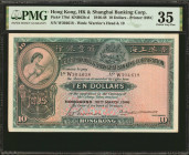 (t) HONG KONG. Hong Kong & Shanghai Banking Corporation. 10 Dollars, 1946-48. P-178d. PMG Choice Very Fine 35.

Estimate: $50.00 - $100.00

1946-4...