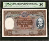 HONG KONG. Hong Kong & Shanghai Banking Corporation. 500 Dollars, 1960-66. P-179c. PMG Very Fine 30.

Estimate: $200.00 - $400.00

1960-66年香港上海匯豐銀...