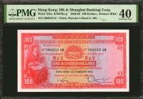 (t) HONG KONG. HK & Shanghai Banking Corp. 100 Dollars, 1959-64. P-183a. PMG Extremely Fine 40.

Estimate: $100.00 - $200.00

1959-64年香港上海滙豐銀行壹佰圓。...