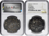(t) CHINA. Dollar, Year 3 (1911). Tientsin Mint. NGC EF Details--Chopmarked.

L&M-37; K-227; KM-Y-31; WS-0046b. Variety with no dot after "DOLLAR" a...