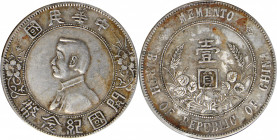 (t) CHINA. Dollar, ND (1927). PCGS Genuine--Cleaning, EF Details.

cf. L&M-50-60 var. (for other imitations); cf. WS-0159 (for general imitation). "...