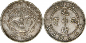 (t) CHINA. Chihli (Pei Yang). 7 Mace 2 Candareens (Dollar), Year 29 (1903). NGC VF-30.

L&M-462; K-205; KM-Y-73; WS-0632. Variety with no period aft...