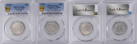 CHINA. Fukien. Duo of 1 Mace 4.4 Candareens (20 Cents) (2 Pieces), CD (1923). Both PCGS Certified.

1) AU-58. L&M-304; KM-Y-381. 2) Genuine--Cleaned...