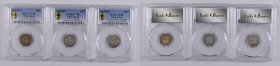 (t) CHINA. Hunan. Trio of 10 Cents (3 Pieces), 1897-1902. All PCGS Certified.

A nice wholesome gathering of silver minor 10 cent pieces. All with h...