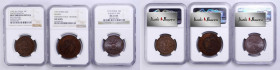 (t) CHINA. Hunan. 10 Cash & 20 Cash, ND (1902-19). All NGC Certified.

1) Mint Error -- Rotated Dies -- 10 Cash, ND (1902-06). NGC AU Details--Rever...
