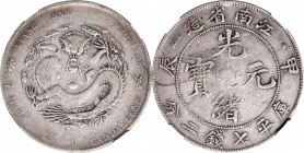 CHINA. Kiangnan. 7 Mace 2 Candareens (Dollar), CD (1904). NGC VF-20.

L&M-257; K-99; KM-Y-145a.12; WS-0858. Variety with "HAH" and "CH" and without ...