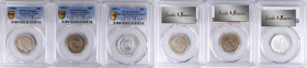 CHINA. Kwangsi. Trio of 20 Cent (3 Pieces), 1926-7. All PCGS Certified.

1) Year 15 (1926). Genuine--Cleaned, AU Detail. L&M-174; KM-Y-415b. 2) Year...