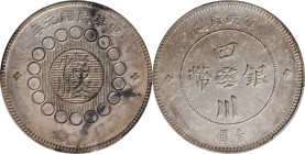 CHINA. Szechuan. Dollar, Year 1 (1912). PCGS Genuine--Cleaned, AU Details.

L&M-366; KM-Y-456; WS-0778. A well struck Dollar with mottled gray tonin...