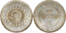 (t) CHINA. Szechuan. Dollar, Year 1 (1912). PCGS Genuine--Cleaned, AU Details.

L&M-366; KM-Y-456; WS-0778. A well struck Dollar with some frosty lu...