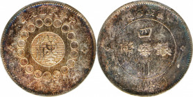 (t) CHINA. Szechuan. Dollar, Year 1 (1912). PCGS Genuine--Cleaned, EF Details.

L&M-366; K-775; KM-Y-456. A truly pleasing example with purple speck...
