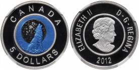 CANADA. 5 Dollars, 2012. NGC PROOF-70 Ultra Cameo.

KM-1132. Mintage: 7,500. A colorized, technically flawless Proof, struck to commemorate the Wint...