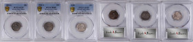 FRENCH INDO-CHINA. Trio of 10 Centimes (3 Pieces), 1898-1939. Paris Mint. All PCGS Certified.

1) 1898-A. AU-55. KM-9; Lec-140. 2) 1900-A. MS-62. KM...