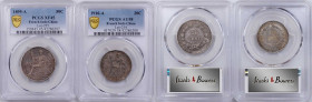 FRENCH INDO-CHINA. Duo of 50 and 20 Centimes (2 Pieces), 1895 & 1916. Paris Mint. Both PCGS Certified.

1) 50 Cents. 1895-A. EF-45. KM-4; Lec-257. 2...