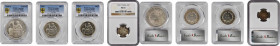 FRENCH INDO-CHINA. Quartet of Silver (4 Pieces), 1926-37. All PCGS or NGC Certified.

1) Piastre de Commerce. 1926-A. PCGS Genuine--Cleaned, Detail....