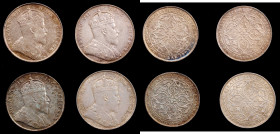 STRAITS SETTLEMENTS. Quartet of Edward VII Dollars (4 Pieces), 1907-09. Average Grade: VERY FINE.

KM-26. Dollars are dated 1907 (2), 1908, and 1909...