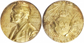 SWEDEN. Nominating Committee For the Nobel Prize in Science Gilt Silver Medal, "K10" (1984). Royal Swedish (Eskilstuna) Mint. PCGS SPECIMEN-65.

Ehr...