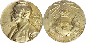 SWEDEN. Nominating Committee For the Nobel Prize in Science Gilt Silver Medal, "V10" (1995). Royal Swedish (Eskilstuna) Mint. PCGS SPECIMEN-67.

Ehr...