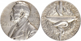 SWEDEN. Nominating Committee For the Nobel Prize in Medicine Silver Medal, "P10" (1989). Royal Swedish (Eskilstuna) Mint. PCGS SPECIMEN-64.

Ehrensv...