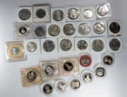 THAILAND. Group of Mixed Silver (20 Pieces), 1963-96. Average Grade: ABOUT UNCIRCTULATED.

A wide mix of modern commemorative issues of varied denom...