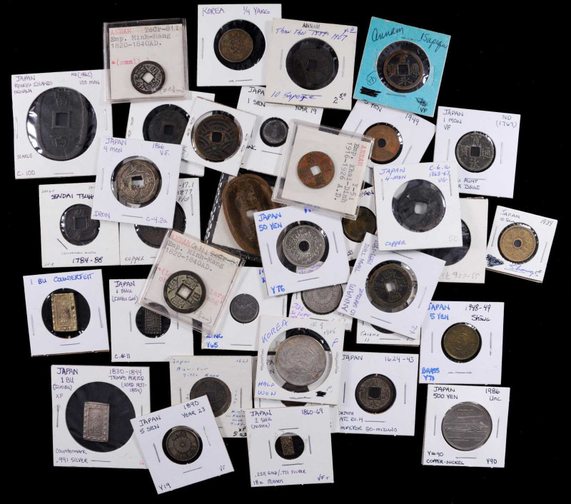 MIXED LOTS. Annam - China - Japan - Korea. Group of Mixed Denominations and Type...