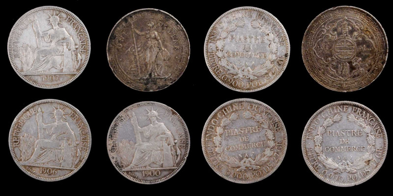 MIXED LOTS. Quartet of Early 20th Century Crowns (4 Pieces), 1900-09. Grade Rang...