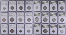 MIXED LOTS. Group of Silver Issues (12 Pieces), 1916-47. All NGC Certified.

Group consists of Australian 3 Pence to 2 Shillings issues, dated 1916-...