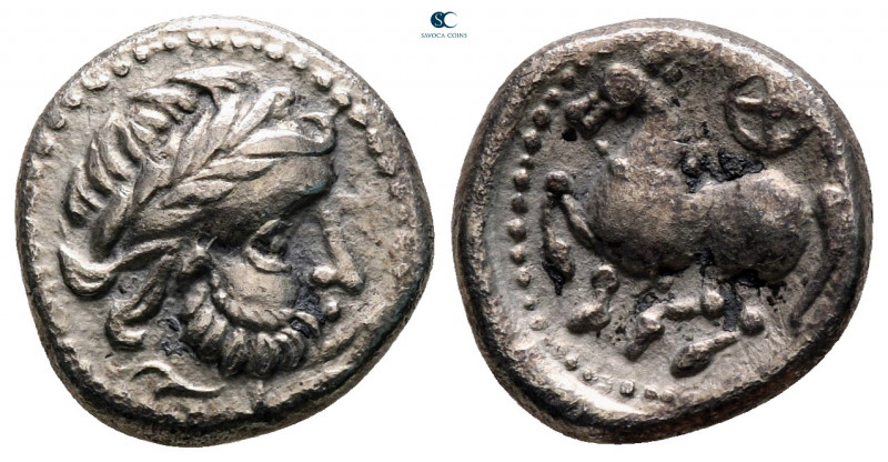 Eastern Europe. Imitation of Philip II of Macedon 200-100 BC. 
Drachm AR

12 ...