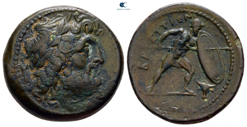 Bruttium. The Brettii circa 211-208 BC. 
Bronze Æ

22 mm, 7,95 g



very ...