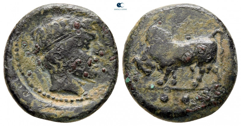 Sicily. Gela circa 420-405 BC. 
Tetras Æ

17 mm, 3,28 g



nearly very fi...