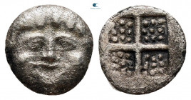 Macedon. Neapolis circa 400-350 BC. Hemiobol AR
