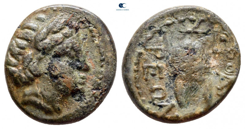 Macedon. Orthagoreia circa 350 BC. 
Bronze Æ

14 mm, 2,13 g



very fine