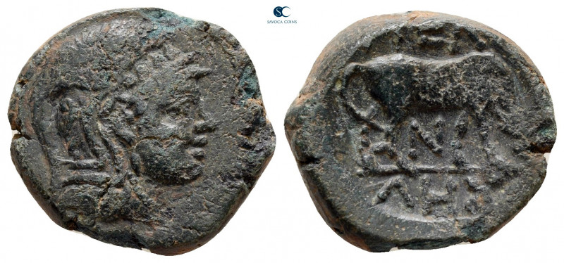 Macedon. Pella circa 187-167 BC. 
Bronze Æ

18 mm, 3,85 g



very fine