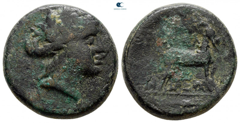 Macedon. Thessalonica after circa 148 BC. 
Bronze Æ

18 mm, 8,76 g



fin...