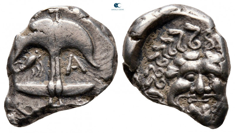 Thrace. Apollonia Pontica circa 480-450 BC. 
Drachm AR

17 mm, 3,24 g



...