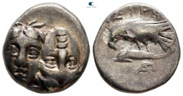 Moesia. Istrus circa 318-280 BC. Drachm AR
