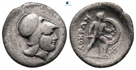 Lokris. Locri Opuntii circa 338-316 BC. Triobol AR
