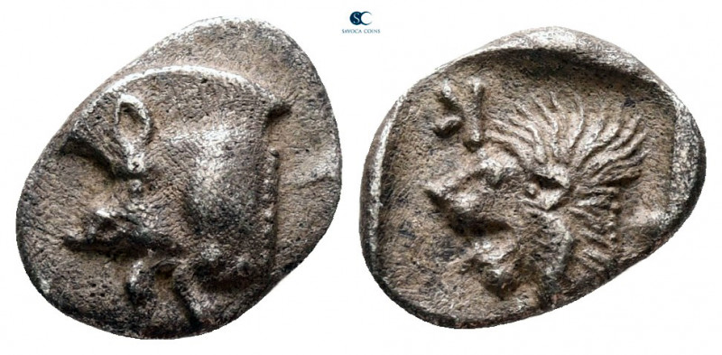 Mysia. Kyzikos circa 525-475 BC. 
Obol AR

11 mm, 0,72 g



very fine