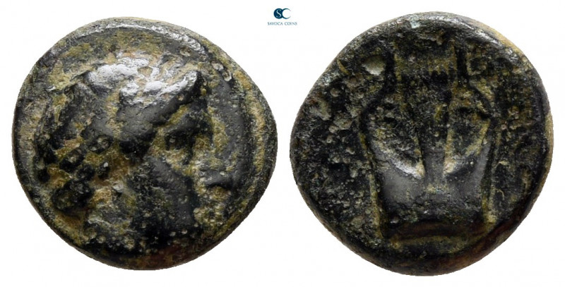 Ionia. Kolophon circa 390-350 BC. 
Bronze Æ

11 mm, 1,37 g



nearly very...