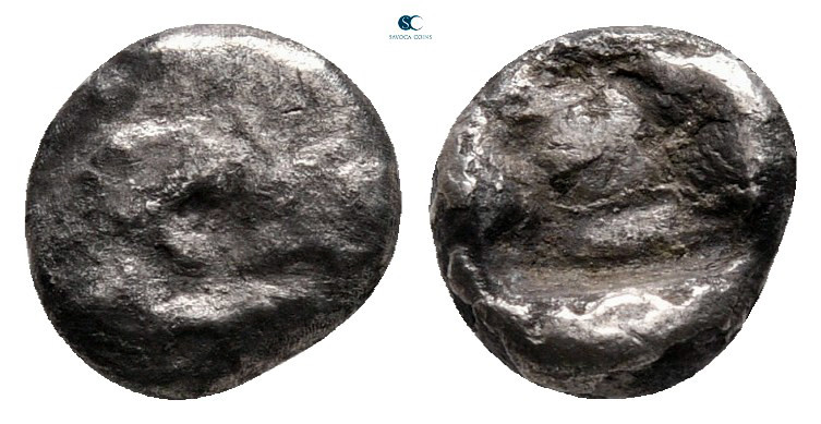 Kings of Lydia. Sardeis. Kroisos 564-539 BC. 
1/12 Stater AR

6 mm, 0,70 g
...