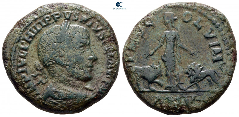 Moesia Superior. Viminacium. Philip II AD 247-249. 
Bronze Æ

28 mm, 18,64 g...