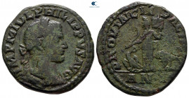 Dacia. Philip I Arab AD 244-249. Bronze Æ