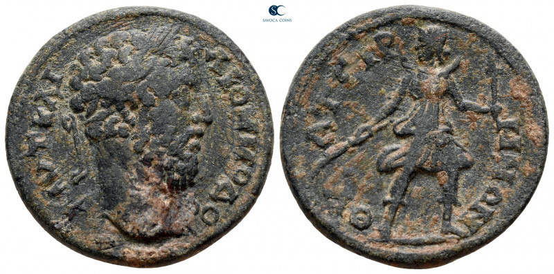 Lydia. Thyateira. Commodus AD 180-192. 
Bronze Æ

26 mm, 8,62 g



very f...