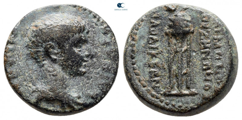 Phrygia. Laodikeia ad Lycum. Nero AD 54-68. 
Bronze Æ

14 mm, 3,71 g



v...